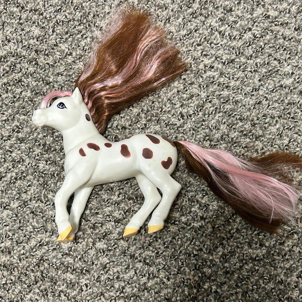 Breyer Lucky Acres #7231 Blossom Color Change Bath Toy Spotted Horse Pink Brown